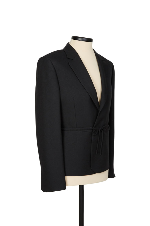 Random Identities Coulisse Micro Blazer - Black