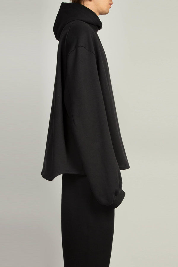 Random Identities Cutout Hoody - Black