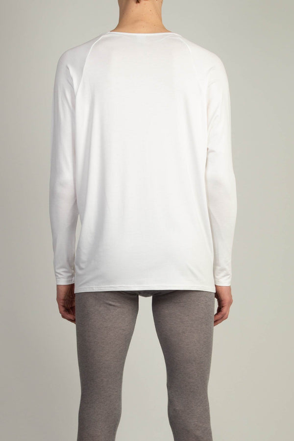 Random Identities Drapey V-Neck - White