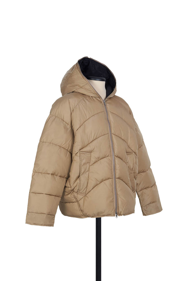 Random Identities Duvet Puffer Jacket - Beige