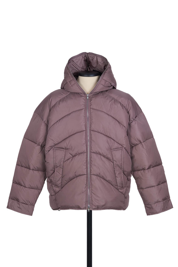 random identities Duvet Puffer Jacket - Dirty Pink