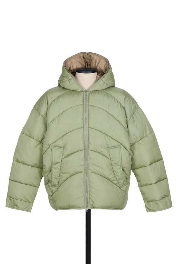 random identities Duvet Puffer Jacket - Tea Green