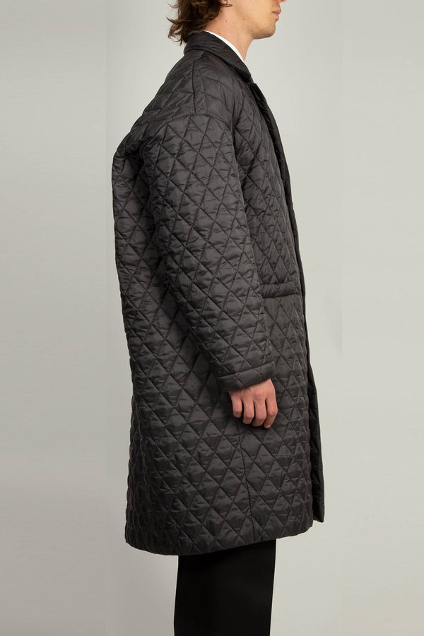 Random Identities Egg Shape Coat - Black