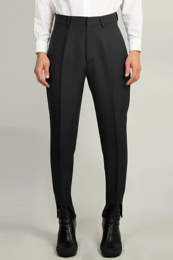 random identities Garterless Trouser - Black