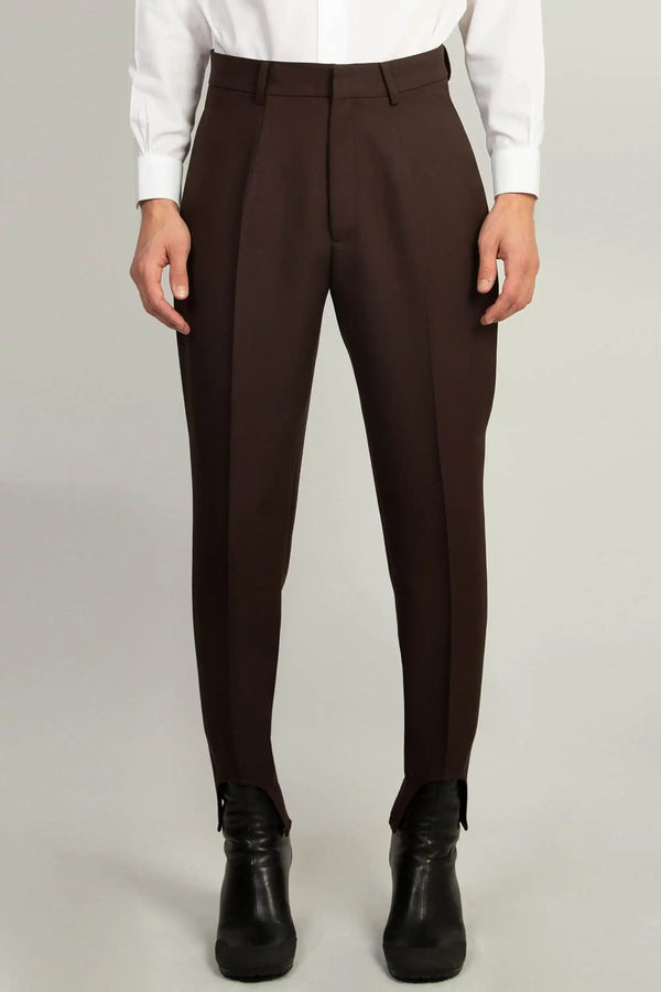 random identities Garterless Trouser - Brown