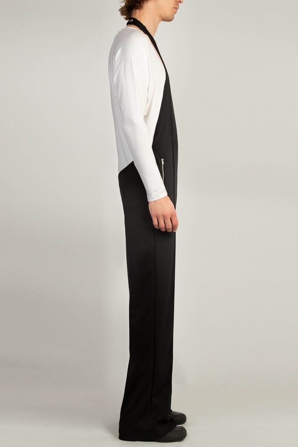 Random Identities Halter Neck Jumpsuit - Black