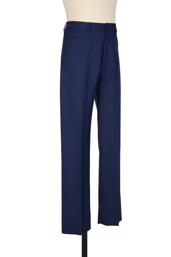 Random Identities High-Rise 5-Pocket Trousers - Navy