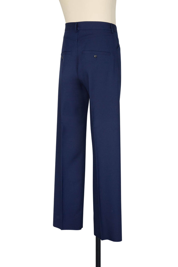 Random Identities High-Rise 5-Pocket Trousers - Navy