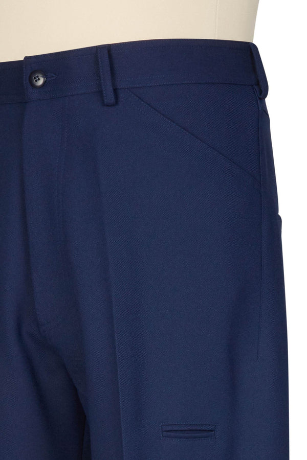 Random Identities High-Rise 5-Pocket Trousers - Navy