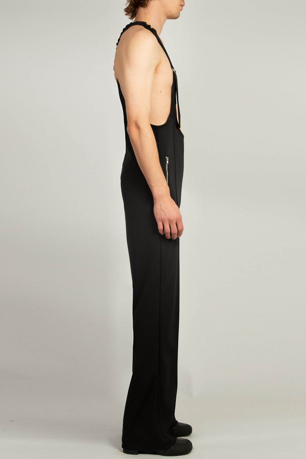 Random Identities Jersey Salopette - Black