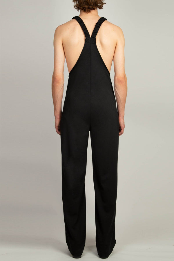 Random Identities Jersey Salopette - Black