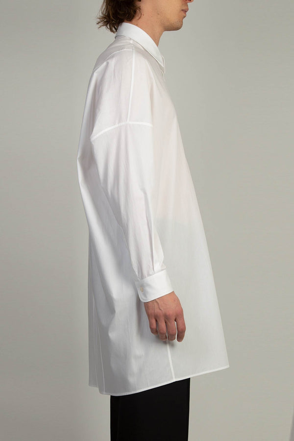 Random Identities Long Sleeve Shirt/Dress - White