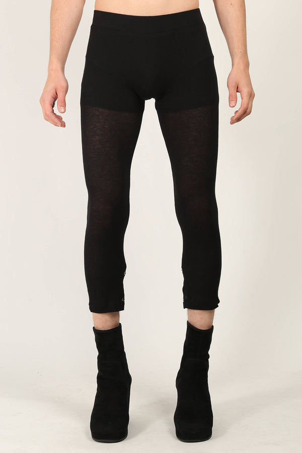 random identities Rib Leggings - Black