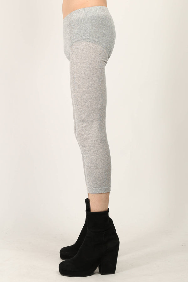 Random Identities Rib Leggings - Light Grey