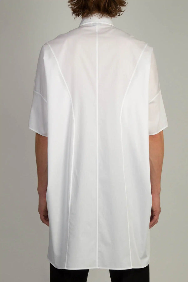 Random Identities Short Sleeve Shirt/Dress - White