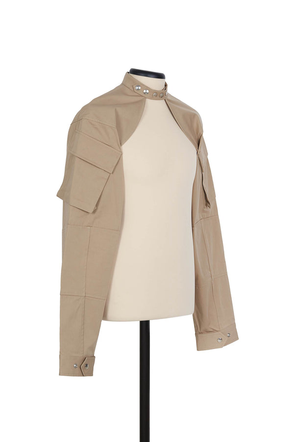 Random Identities Shrug Jacket - Beige