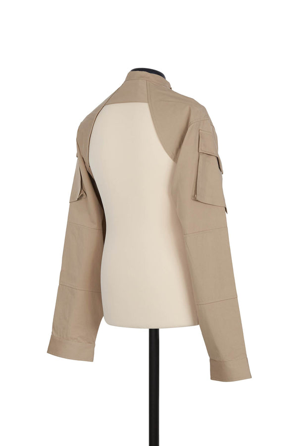 Random Identities Shrug Jacket - Beige