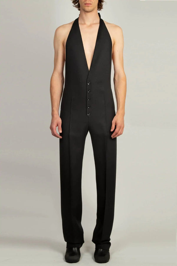 random identities Tailored Jumpsuit - Black