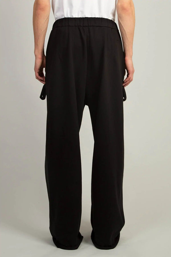 Random Identities Wide Sweatpant - Black