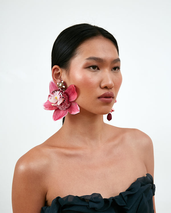 Ranjana Khan Asymmetrical Pink Orchid