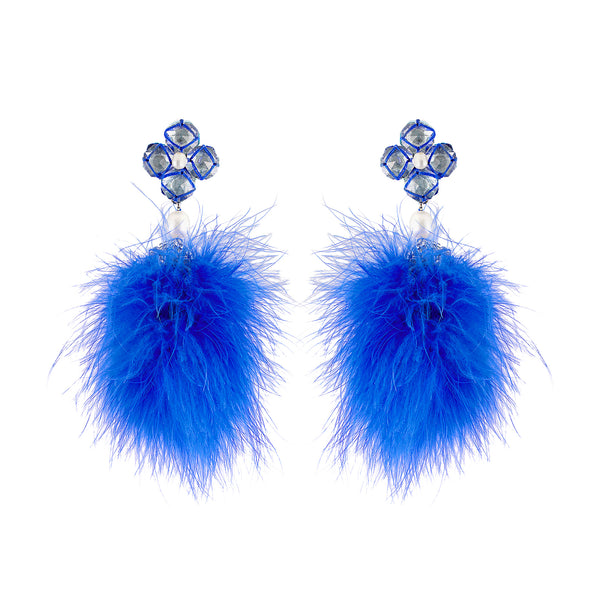 ranjana khan Blue Bird Earring