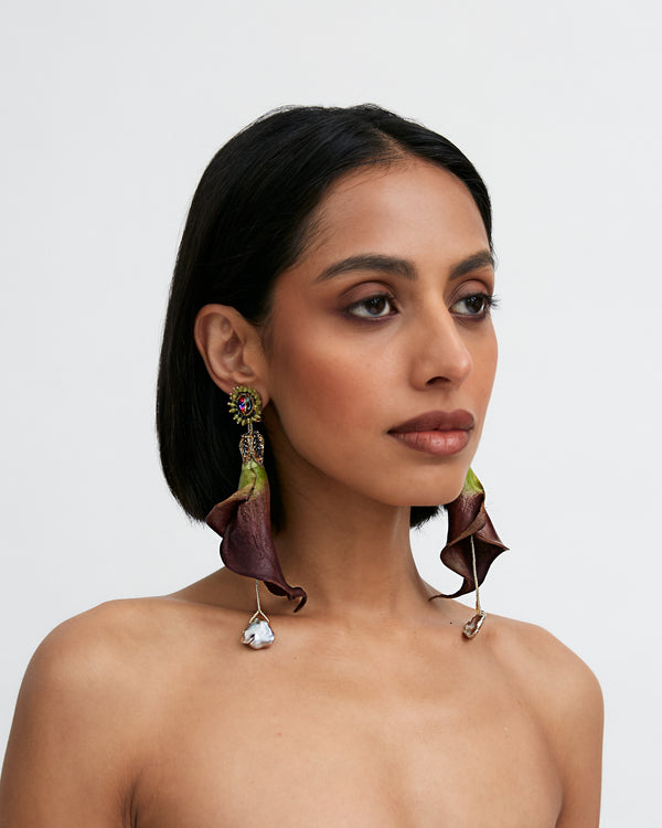 ranjana khan Calla Burgundy