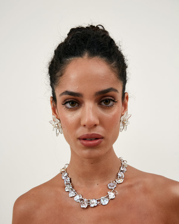 Ranjana Khan Iceberg Quartz Studs