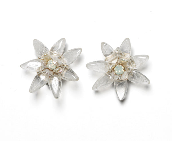 ranjana khan Iceberg Quartz Studs