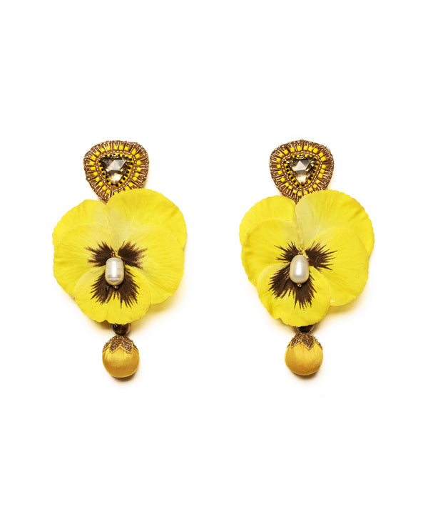 ranjana khan Jaune Earrings