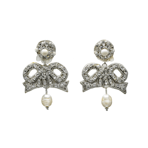 ranjana khan Margaret Crystal Bow Earring