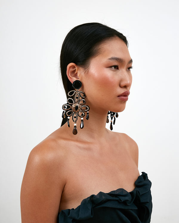 Ranjana Khan Nana Chandelier Earrings
