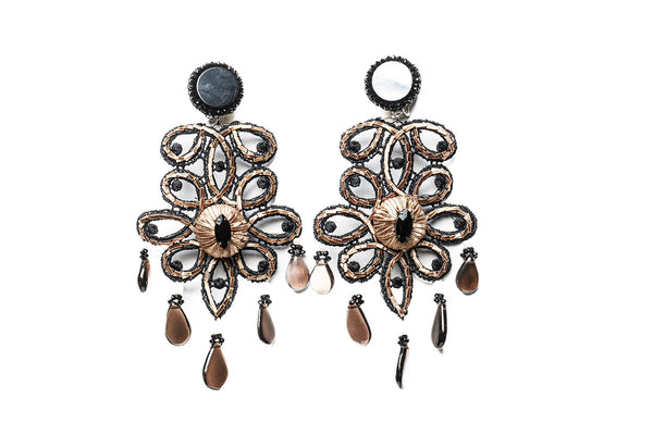 ranjana khan Nana Chandelier Earrings