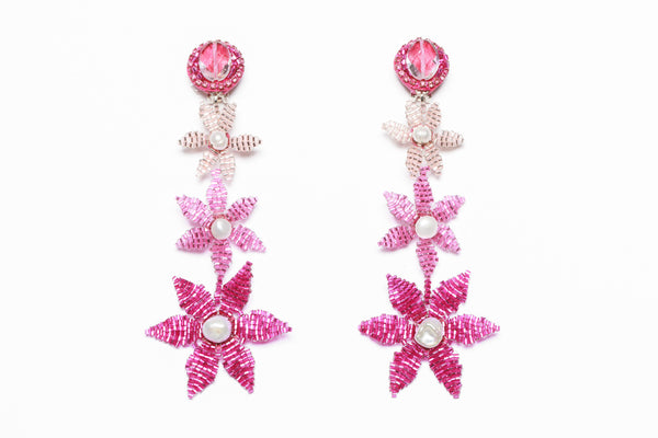 ranjana khan Tiered Pink Degrade Flowers