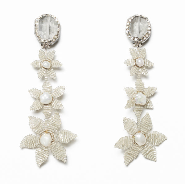 ranjana khan Tiered White Flowers