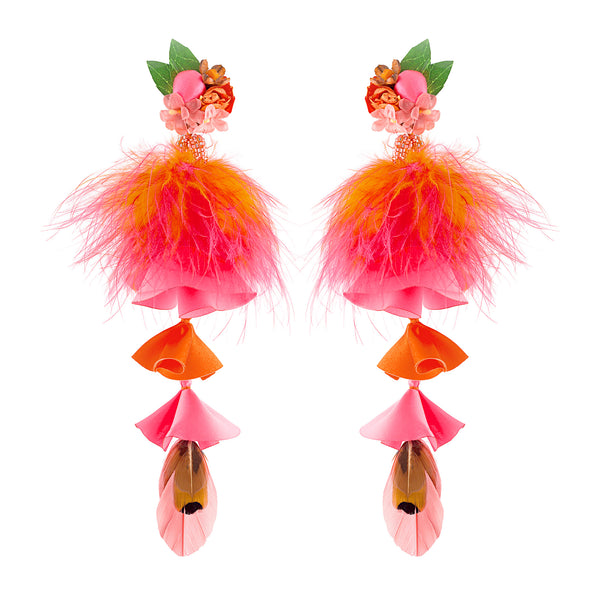 ranjana khan Toucan Pom Earring