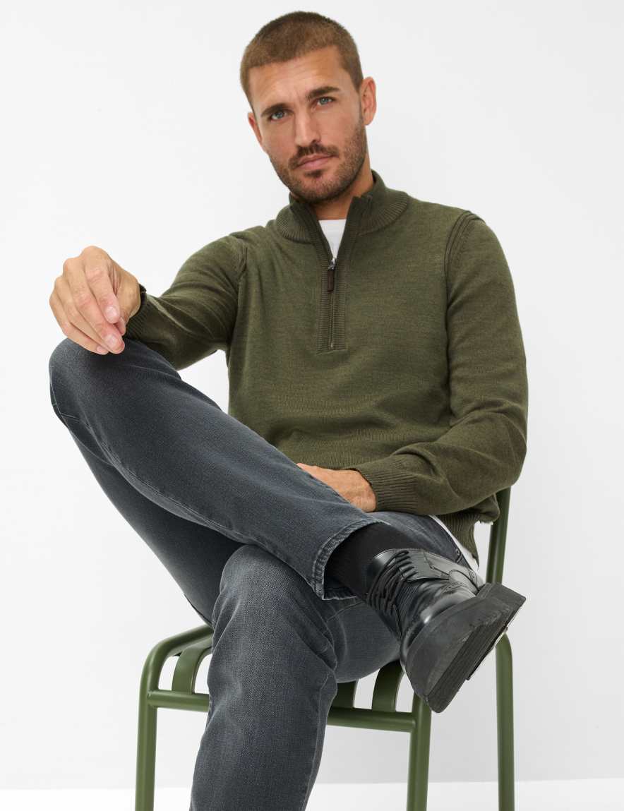 Raphaela By Brax Men's Fashion Jeans Style CHUCK Denim Dark Gray Modern Fit