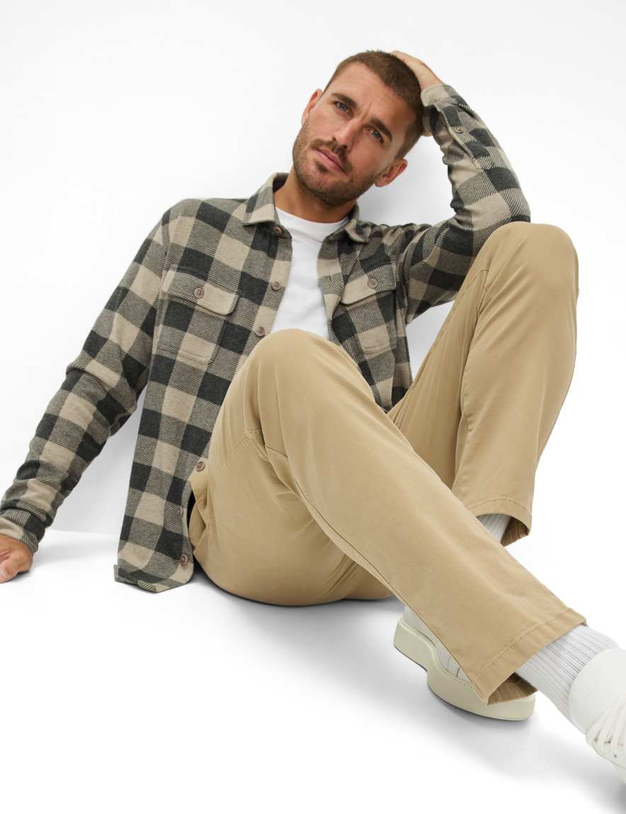 Raphaela By Brax Men's Fashion Pants | Chinos Style EVANS Beige Regular Fit