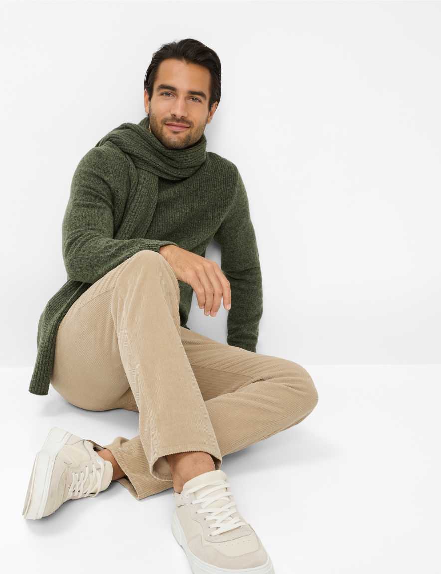 Raphaela By Brax Men's Fashion Pants | Chinos Style FABIO Beige Modern Fit