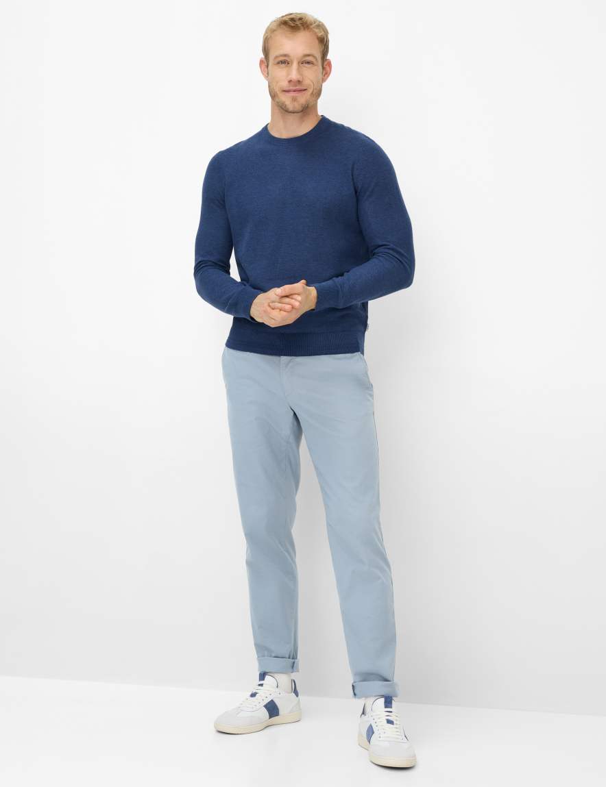 Raphaela By Brax Men's Fashion Pants | Chinos Style FABIO IN Blue Modern Fit