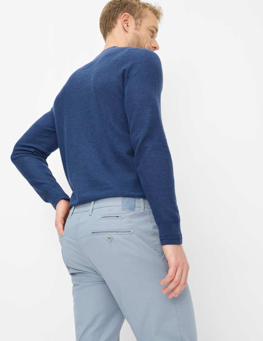 Raphaela By Brax Men's Fashion Pants | Chinos Style FABIO IN Blue Modern Fit