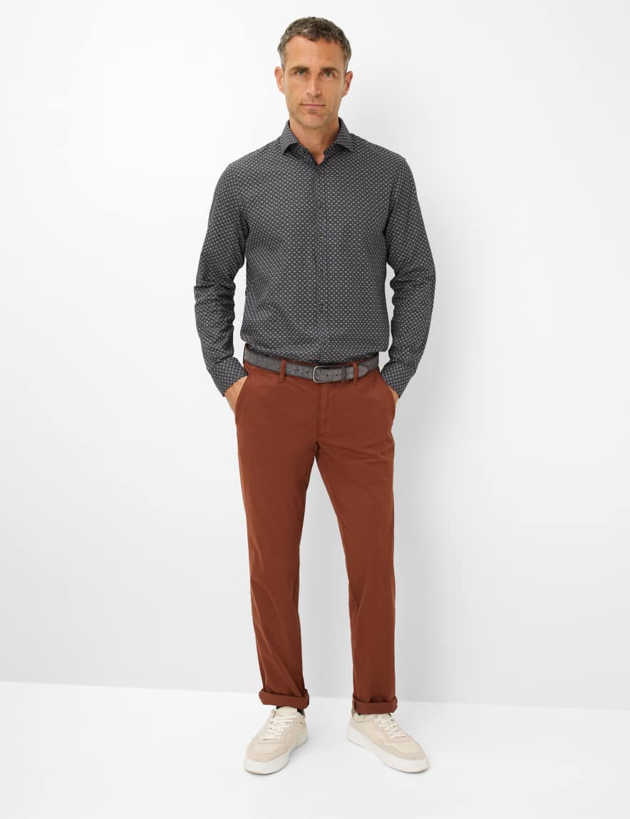 Raphaela By Brax Men's Fashion Pants | Chinos Style JIM Brown Regular Fit