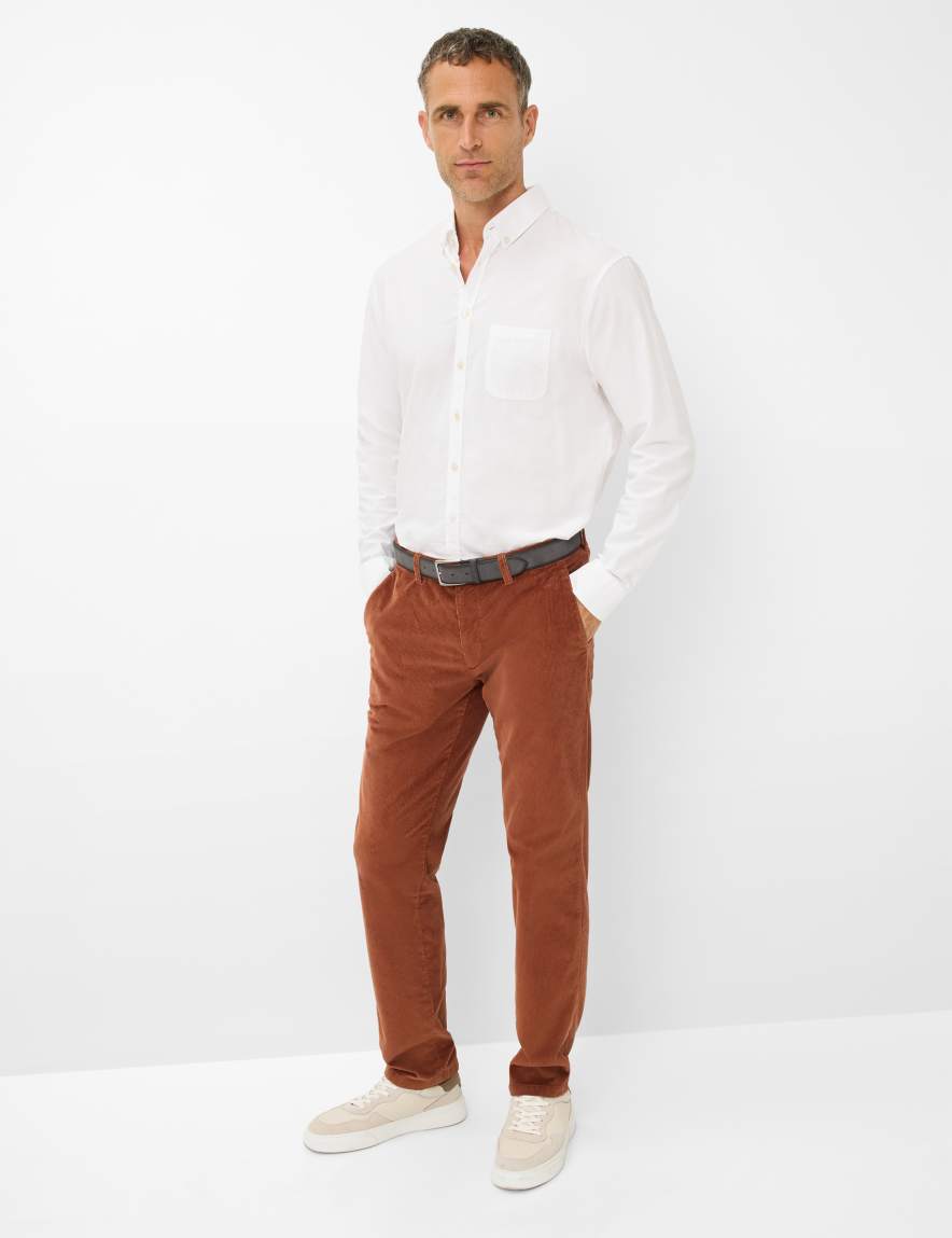 Raphaela By Brax Men's Fashion Pants | Chinos Style JIM Brown Regular Fit