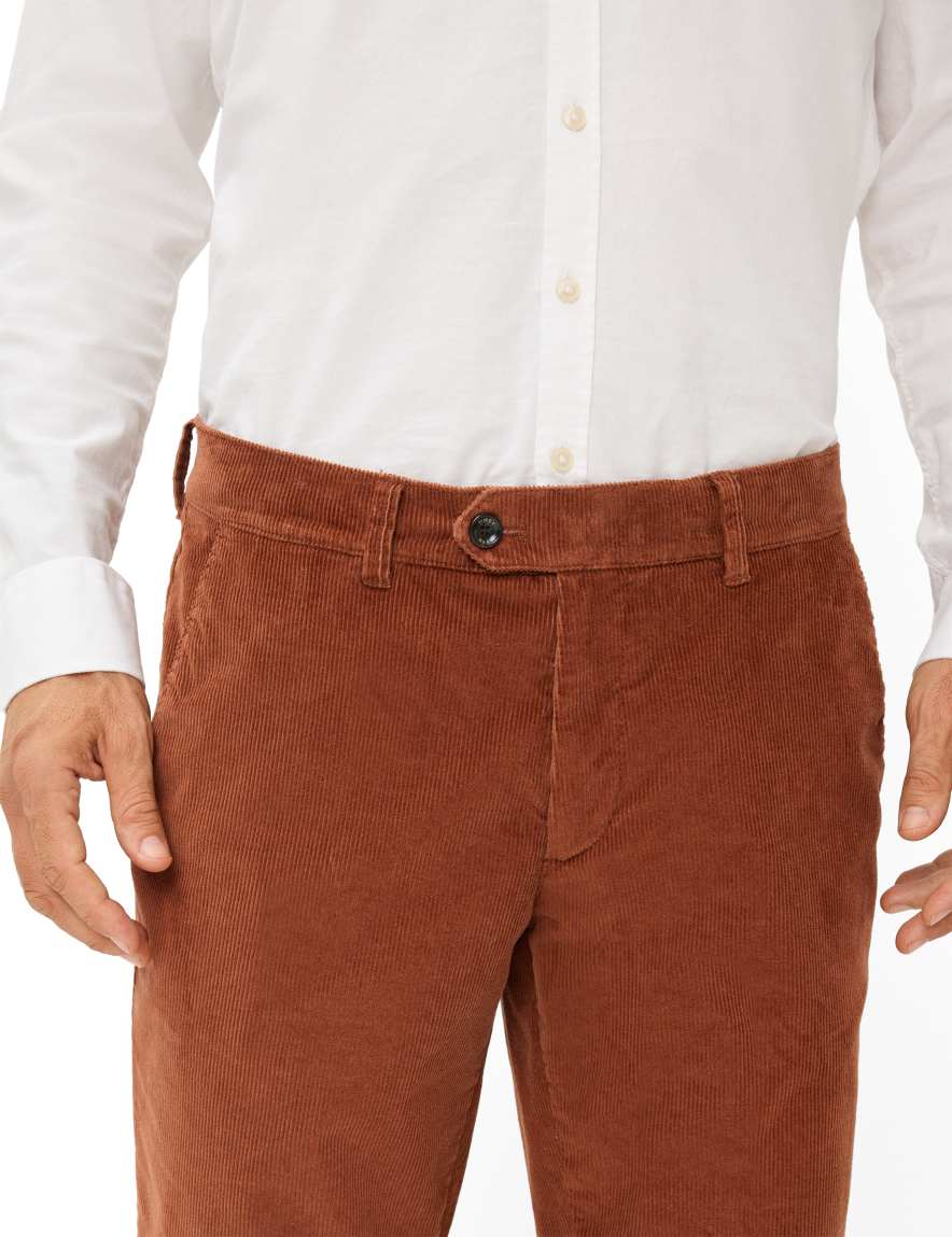 Raphaela By Brax Men's Fashion Pants | Chinos Style JIM Brown Regular Fit