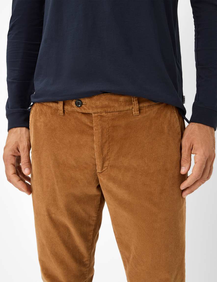 Raphaela By Brax Men's Fashion Pants | Chinos Style JIM Brown Regular Fit