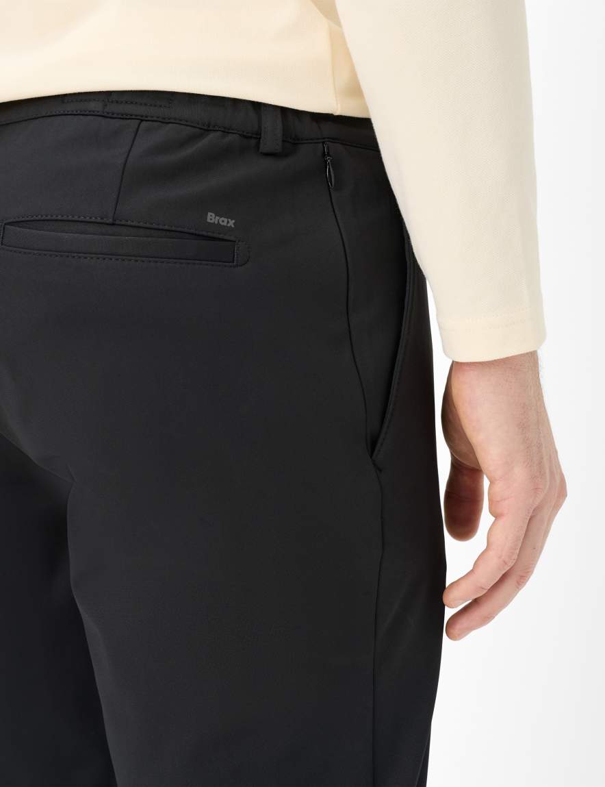 Raphaela By Brax Men's Fashion Pants | Chinos Style PHIL Black Tapered Fit