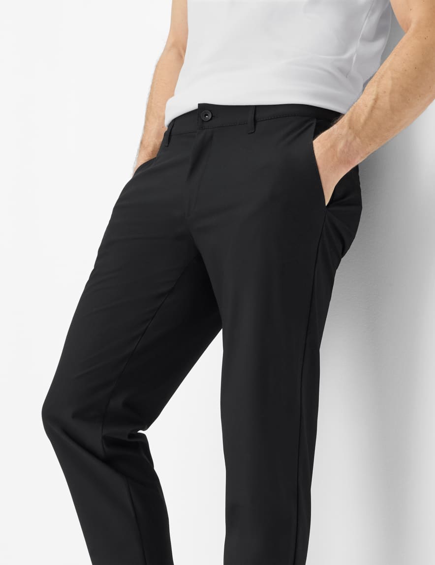 Raphaela By Brax Men's Fashion Pants | Chinos Style PHIL Black Tapered Fit