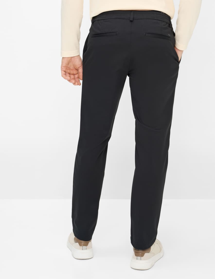 raphaela by brax Men's fashion Pants | Chinos Style PHIL Black Tapered Fit