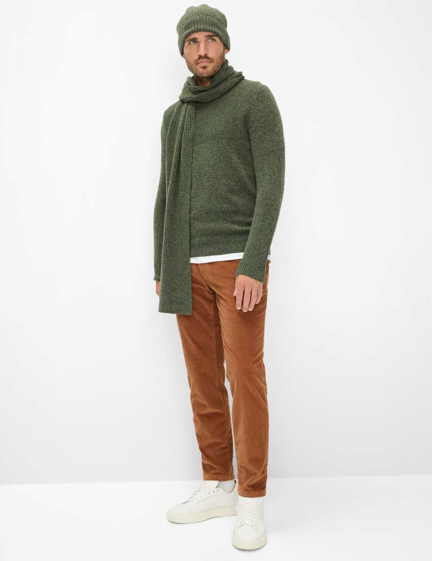 Raphaela By Brax Men's Fashion Pants | Chinos Style PHIL Brown Tapered Fit