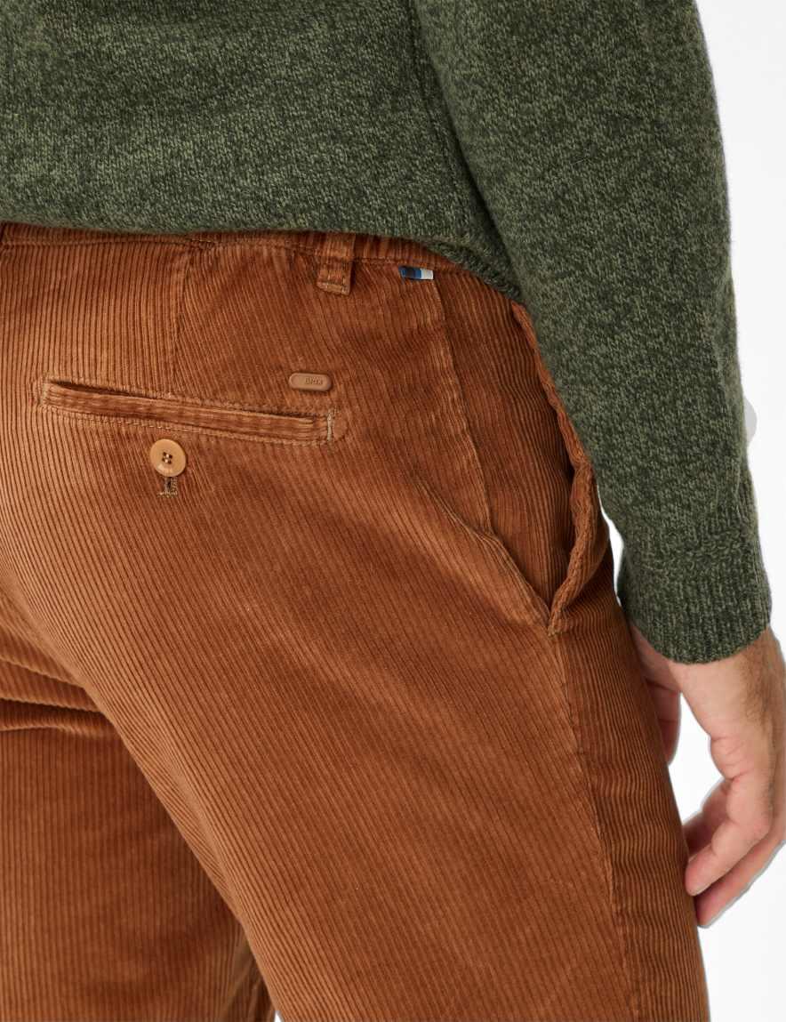 Raphaela By Brax Men's Fashion Pants | Chinos Style PHIL Brown Tapered Fit