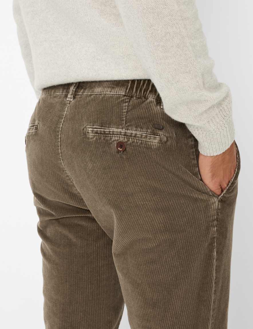 Raphaela By Brax Men's Fashion Pants | Chinos Style PHIL Brown Tapered Fit